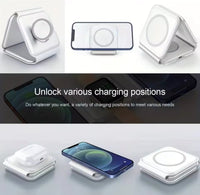 Foldable Wireless Magnetic Charger 3 in 1
