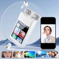 ONLIKE Bluetooth Headphones with Touch Screen and Powerbank - BLACK