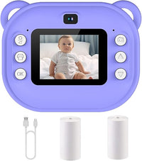 Blue Instant Print Camera for Kids