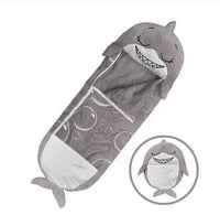 Children's Plush Sleeping Bag - Wolf