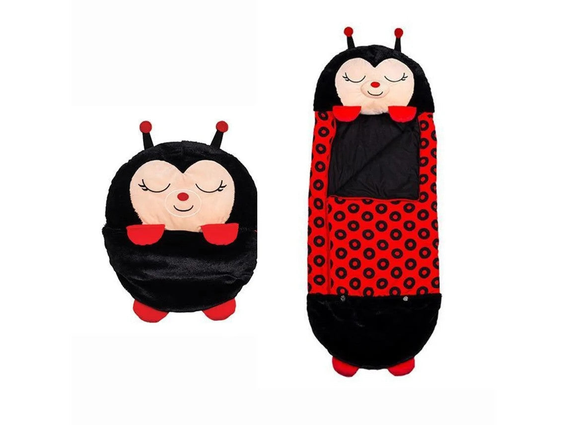 Children's Plush Sleeping Bag - Wolf