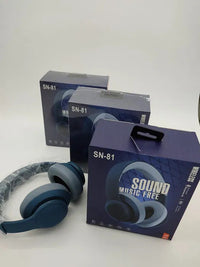Headphones SN-81 Blue - Bluetooth